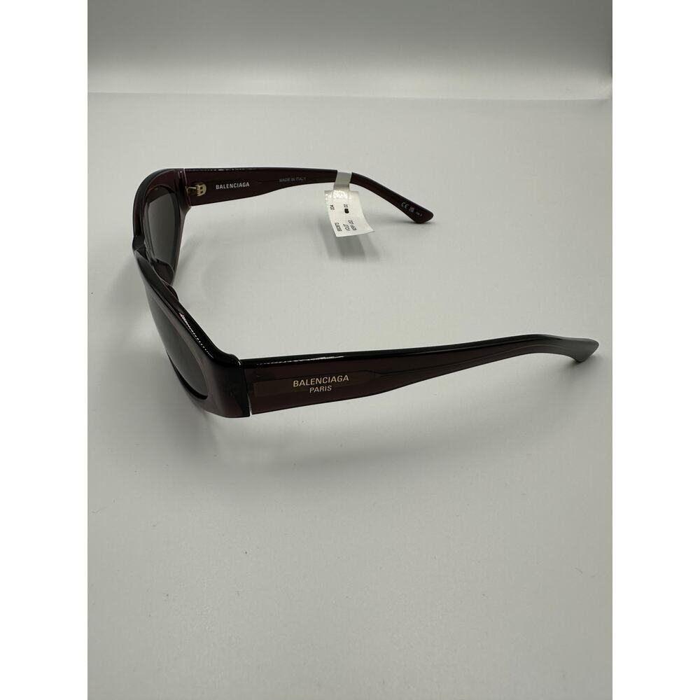 New Balenciaga BB0367S frame Violet lenses Grey  Sunglasses - Picture 4 of 9